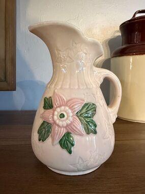 Vintage Hull Pottery Star Flower Pitcher